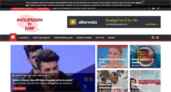 Desktop Screenshot of anticipazionitv.net